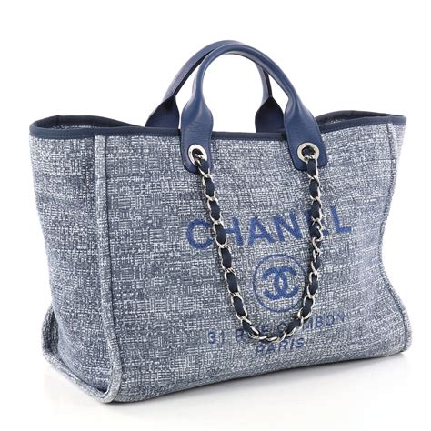 chanel paris deauville price|chanel deauville tweed tote.